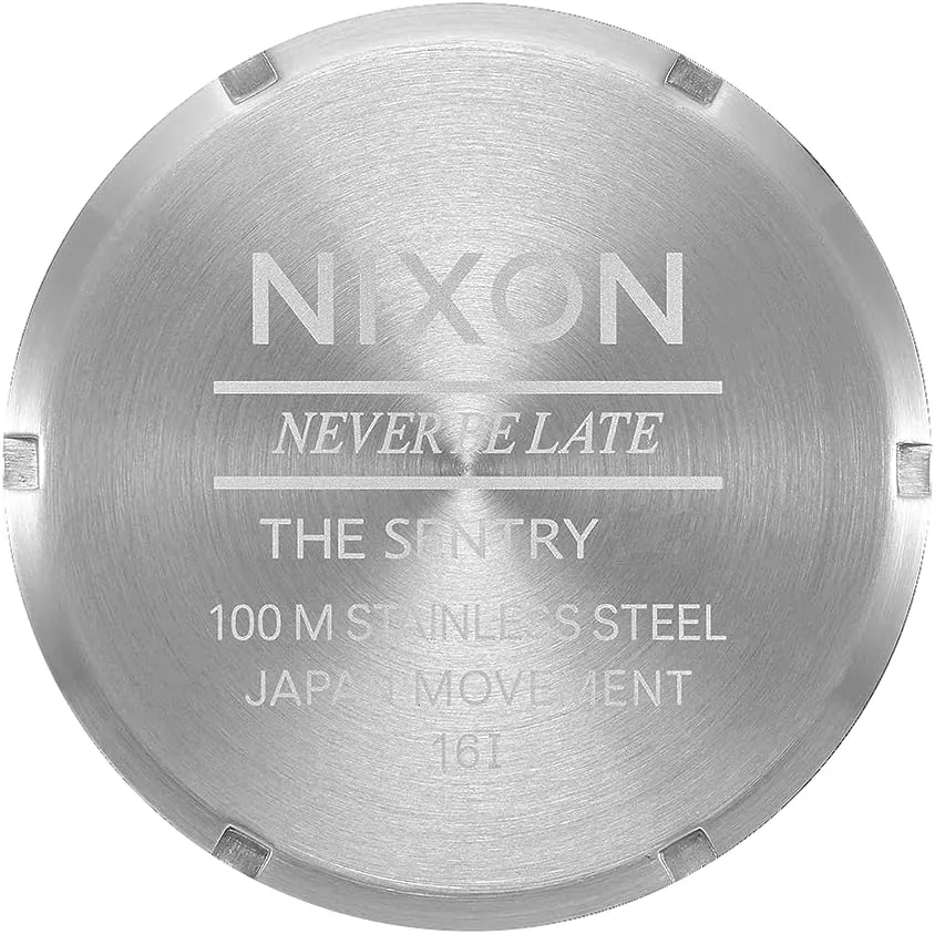 - 100m Water arrogant inadequate Resistant Men's Analog Classic Watch (42mm Watch Face, 23mm-20mm Stainless Steel Band) NIXON Sentry SS A356 