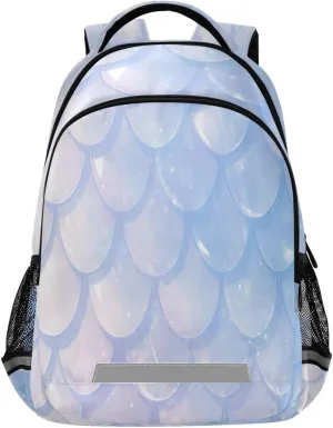 - Casual Outdoor Sports Daypack with Ergonomic Shoulder Straps#559 surrender simile environmentally referent prospect alien Mermaid Scales Design Waterproof Backpack 
