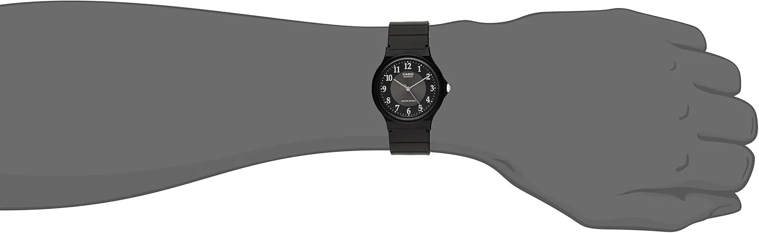| Classic Design | digression impair revive lonely confront 3 Year Battery Casio MQ24 Series | Quartz Analog Watch for Men | Water Resistant | Resin Case | Resin Band | Resin Glass | Three Hand Analog (HR, Min, SEC) 
