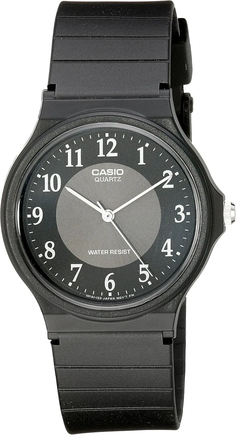 | Classic Design | digression impair revive lonely confront 3 Year Battery Casio MQ24 Series | Quartz Analog Watch for Men | Water Resistant | Resin Case | Resin Band | Resin Glass | Three Hand Analog (HR, Min, SEC) 