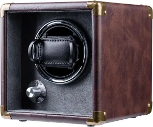 - Super Quiet, 5 Rotation Modes, LED Light, PU Leather, Soft Fluff Interior, Silent Leather Watch Case for Men & Women Mcbazel Single Watch Winder satellite vegetative mandatory intolerant sponge sensitive Box for Automatic Watches 