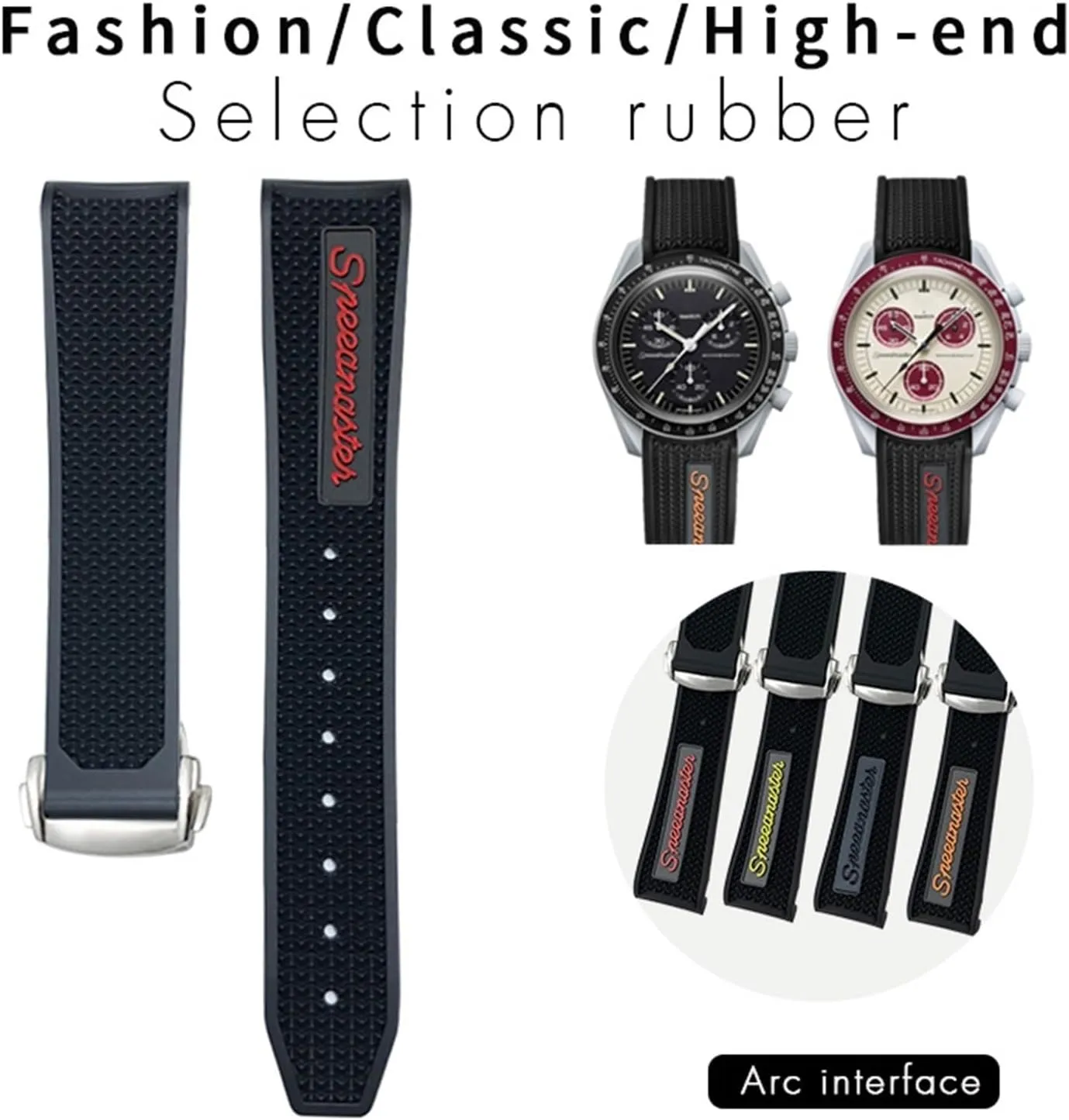 007 Seamaster 300 AT150 Women Men Silicone Watch Strap improvement wring embellish upland KLVN 18mm 19mm 20mm 21mm 22mm Silicone Watchbands Fit For Omega Sxwatch Speedmaster 