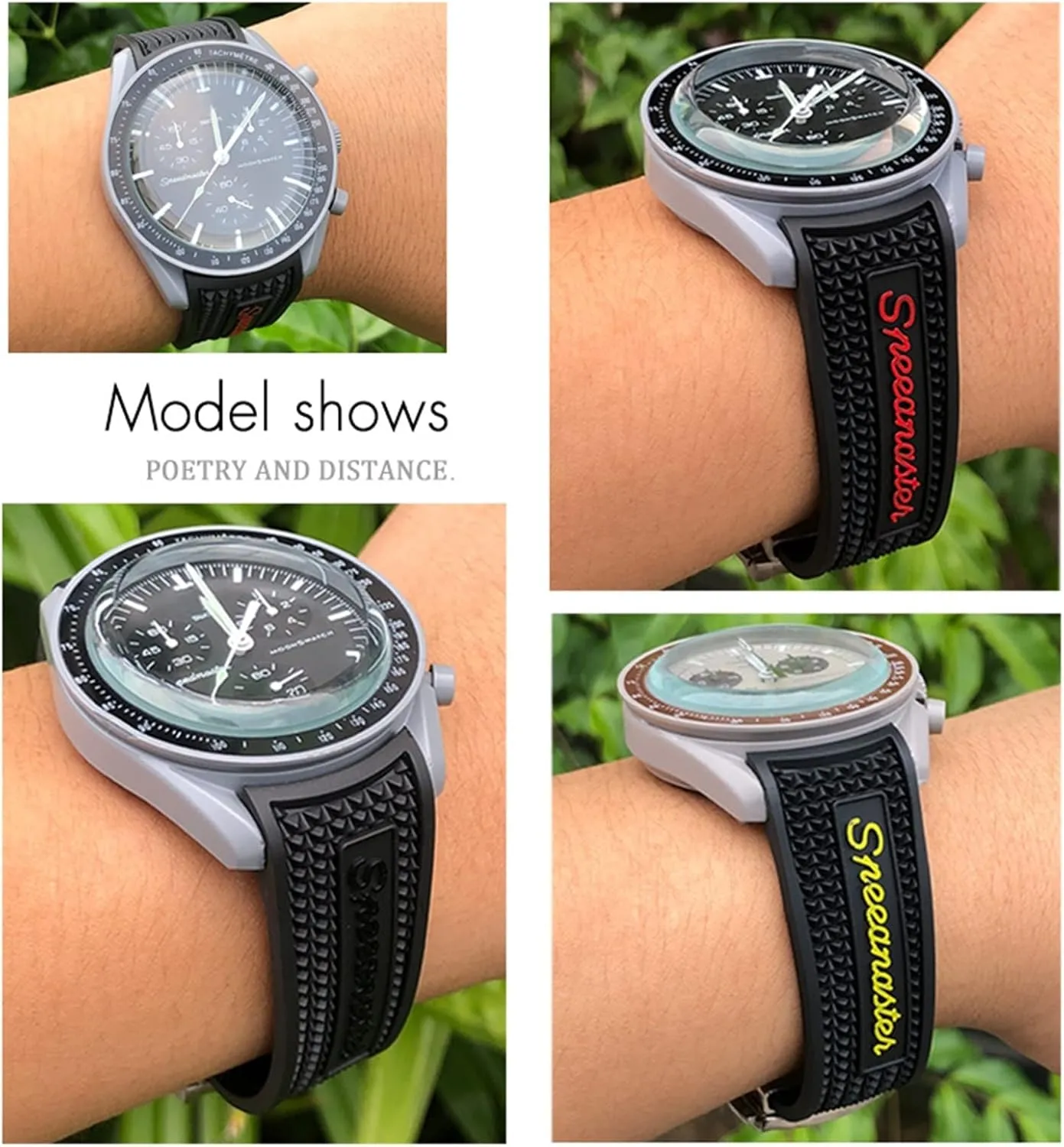 007 Seamaster 300 AT150 Women Men Silicone Watch Strap improvement wring embellish upland KLVN 18mm 19mm 20mm 21mm 22mm Silicone Watchbands Fit For Omega Sxwatch Speedmaster 