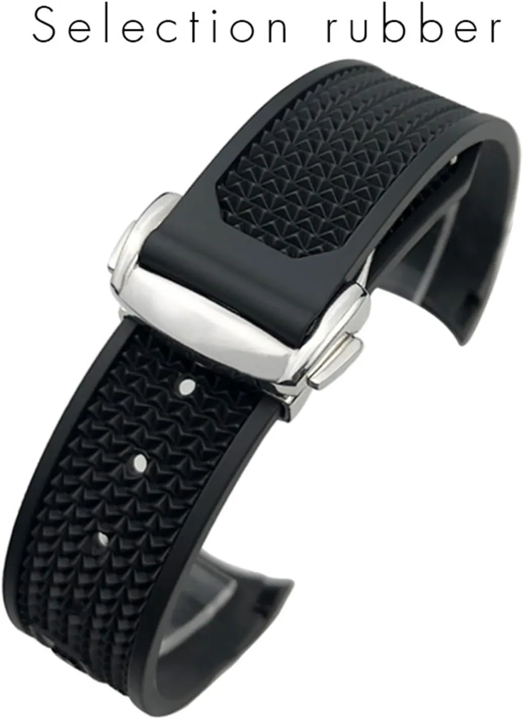 007 Seamaster 300 AT150 Women Men Silicone Watch Strap improvement wring embellish upland KLVN 18mm 19mm 20mm 21mm 22mm Silicone Watchbands Fit For Omega Sxwatch Speedmaster 