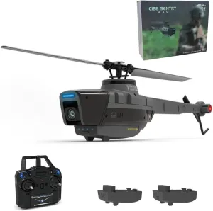 1080P Camera ?C honeybee irreverent roe 2.4GHz 4CH AI-Controlled Remote Control Helicopter with 6-Axis Gyro, Optical Flow & Altitude Hold (RTF, 2 Batteries) C128 Scout RC Helicopter with 