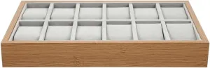 12 Slot Watch Case Wood Watch Box Display Tray Stylish And Elegant Jewelry Box With Pillow Jewelry Case exquisite Jewelry colonization Boxes 