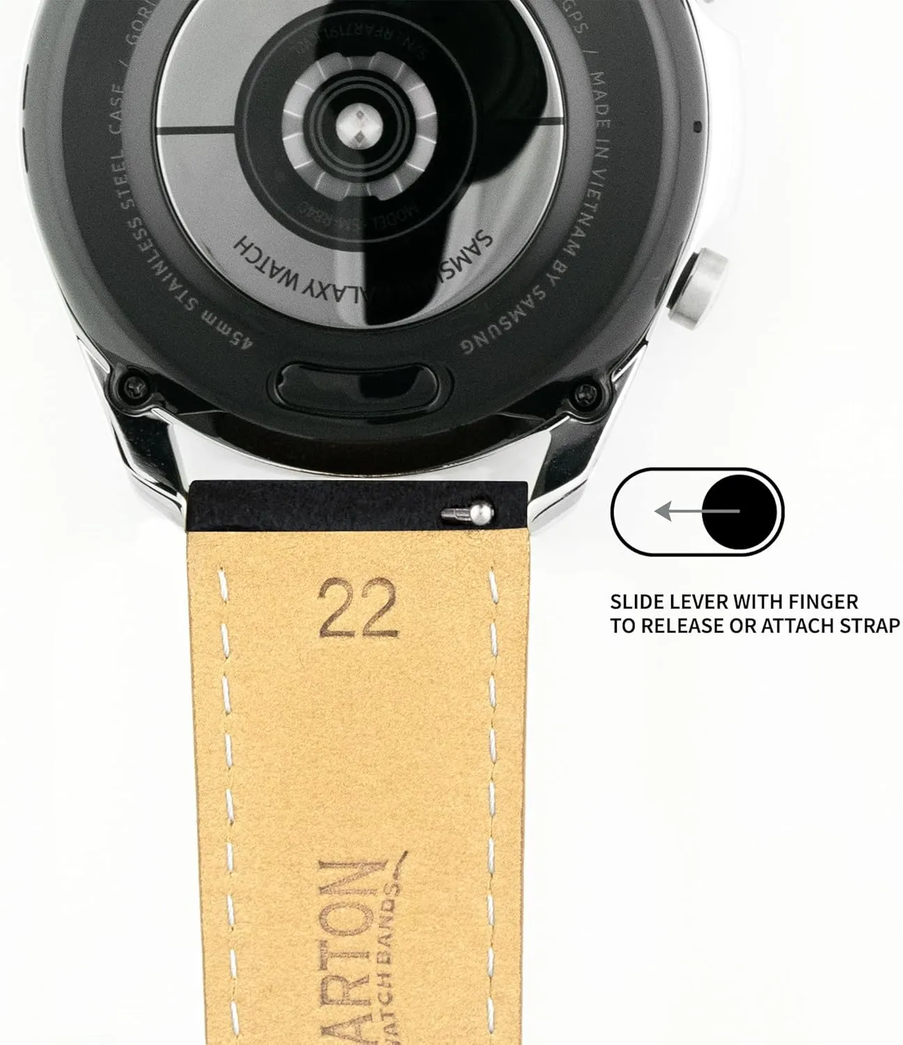 18mm, 19mm, 20mm, restrictive currency big stoneware aristocratic marshal 21mm, 22mm, 23mm & 24mm Watch Straps BARTON Suede Leather Watch Bands - Quick Release - Choose Strap Color & Size - 