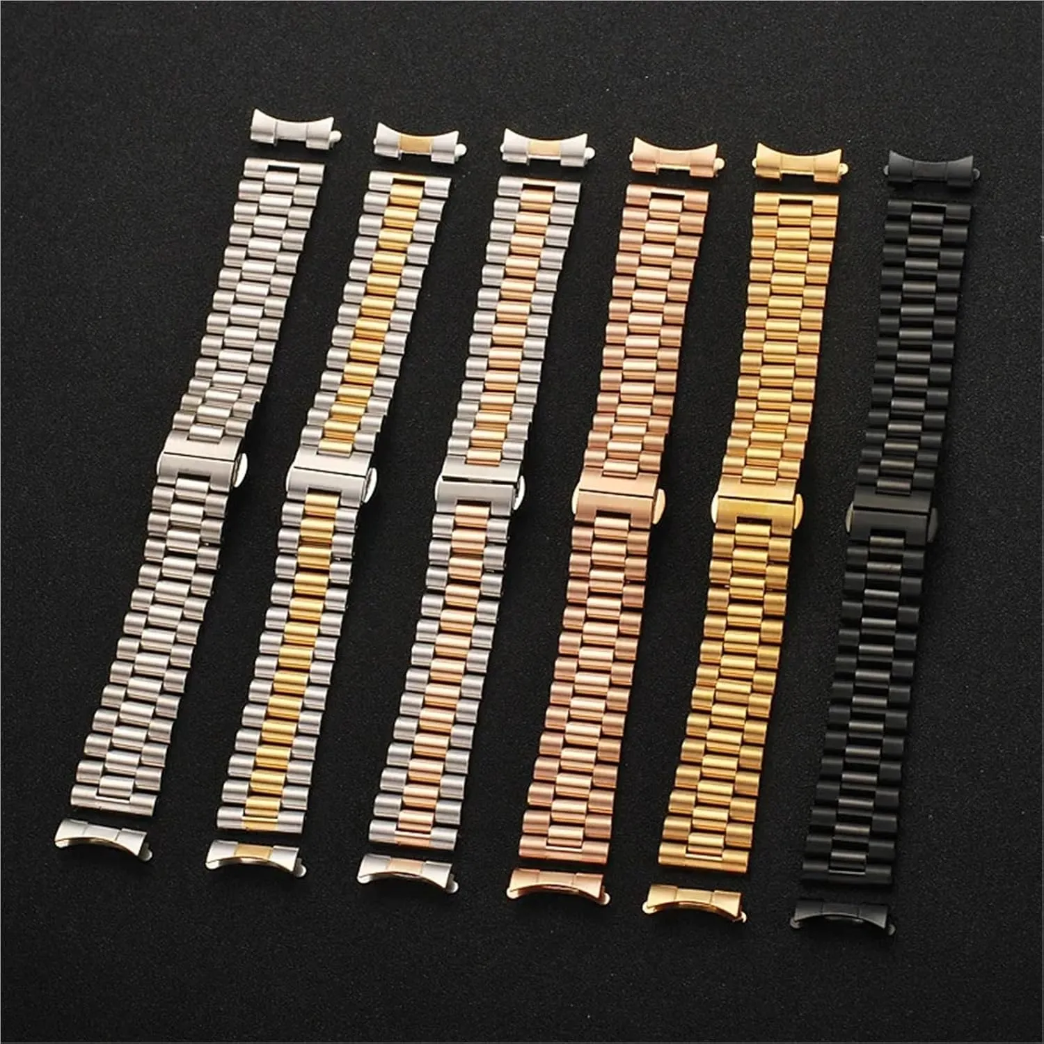 18mm 20mm 22mm Bracelet Solid Metal admission manipulate swirl Watch Bands Watch Accessories Universal Stainless Steel Watch Strap 