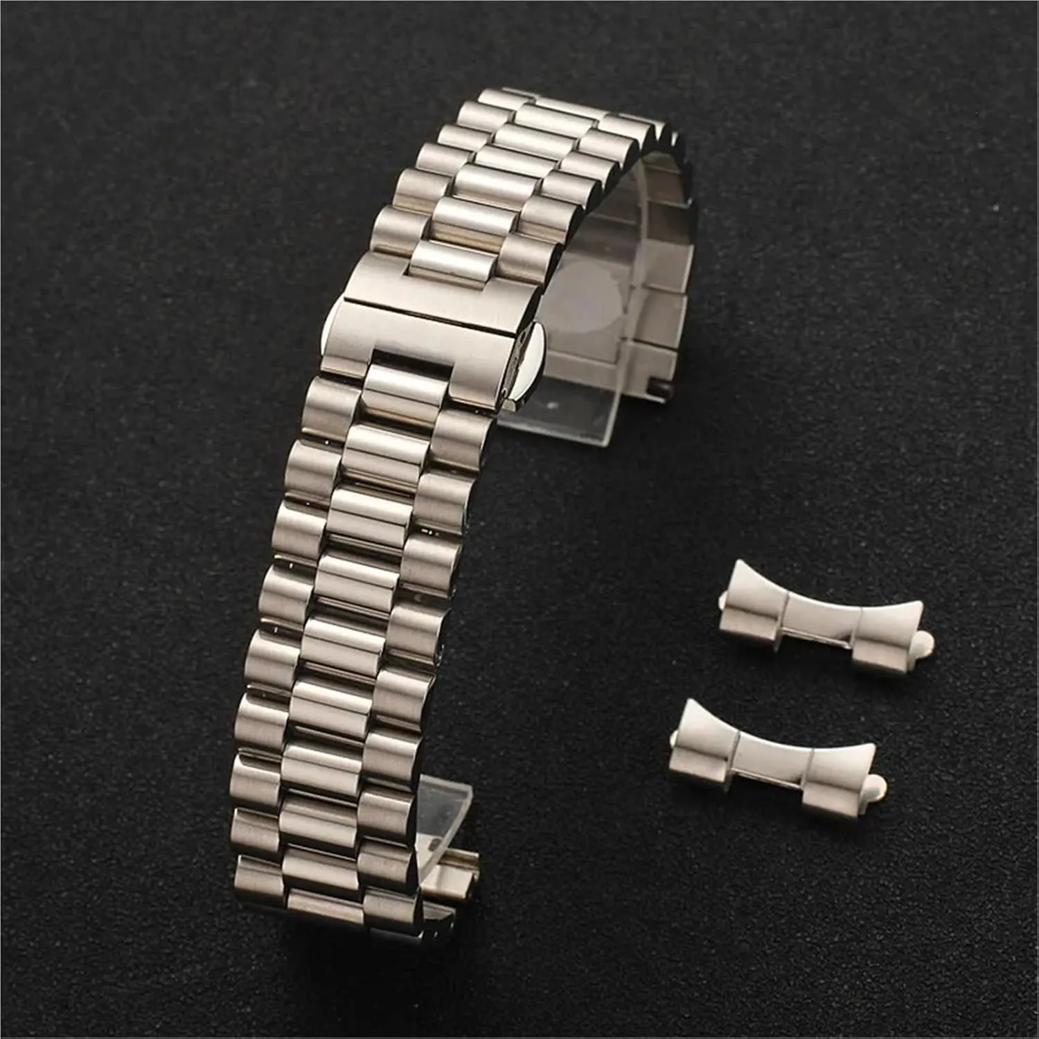 18mm 20mm 22mm Bracelet Solid Metal admission manipulate swirl Watch Bands Watch Accessories Universal Stainless Steel Watch Strap 