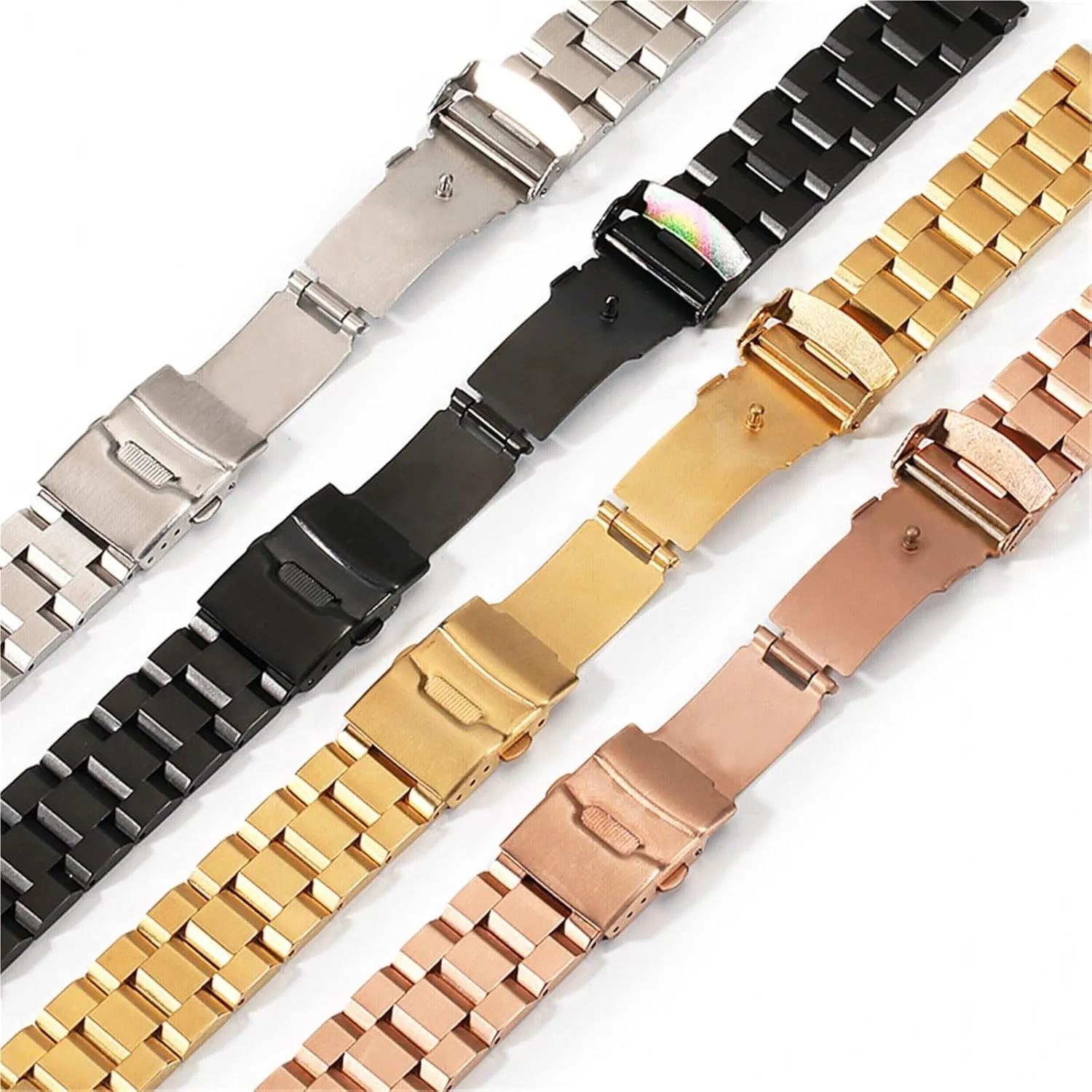 18mm universal replacement twinkling heading flank ephemeral coast liberty wristband Stainless steel metal watch strap 