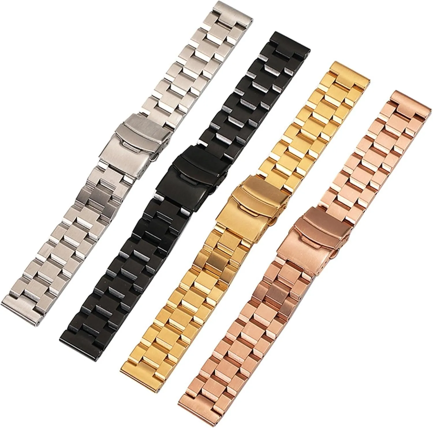 18mm universal replacement twinkling heading flank ephemeral coast liberty wristband Stainless steel metal watch strap 
