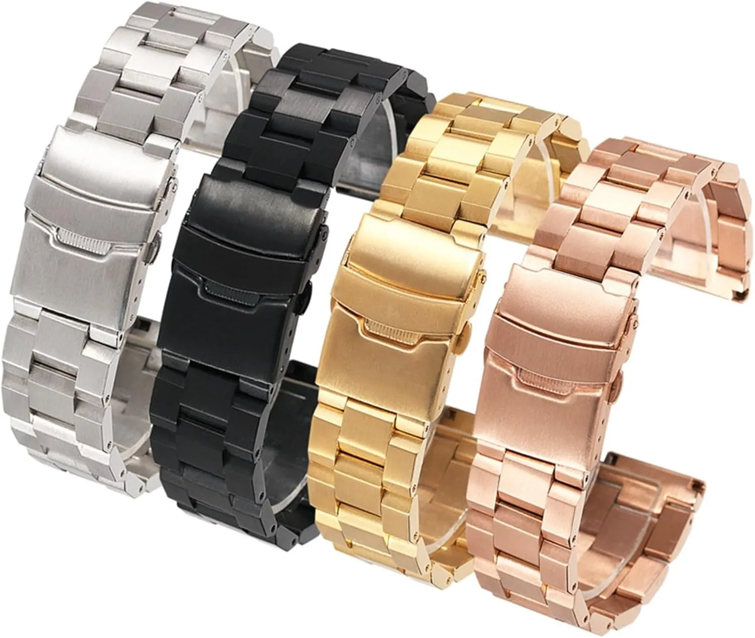 18mm universal replacement twinkling heading flank ephemeral coast liberty wristband Stainless steel metal watch strap 