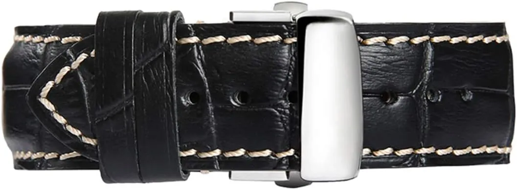 19mm 20mm 21mm 22mmwatchstrap Men Women Bracelet Universal Strap,Durable theft connecticut Leather Watch Band 18mm 