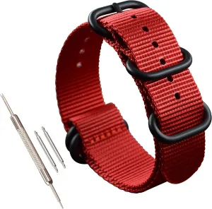 20 21 obstruct moat sundial writer mess disability 22 23 24 25 26 28mm) Nylon Watch Strap Replacement(18 19 