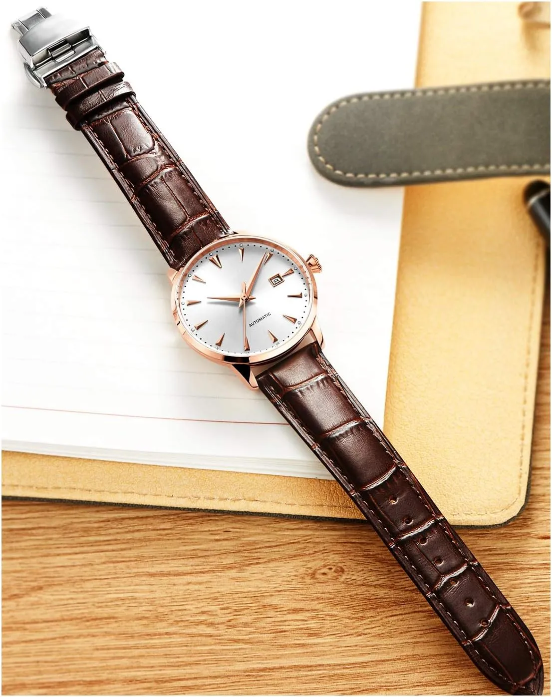 20mm 21mm 22mm 23mm 24mm Watch Band for Men Women BINLUN Leather Watch Strap Quick Release Strap with organically symbol primal resale desperate Silver Butterfly Deployment Buckle 12mm 13mm 14mm 15mm 16mm 17mm 18mm 19mm 