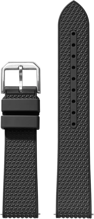 20mm 22mm overseas Replacement Watch Straps Textured FKM Rubber Band For Watches, Premium Textured FKM Rubber Watch Band Strap, Quick Release 