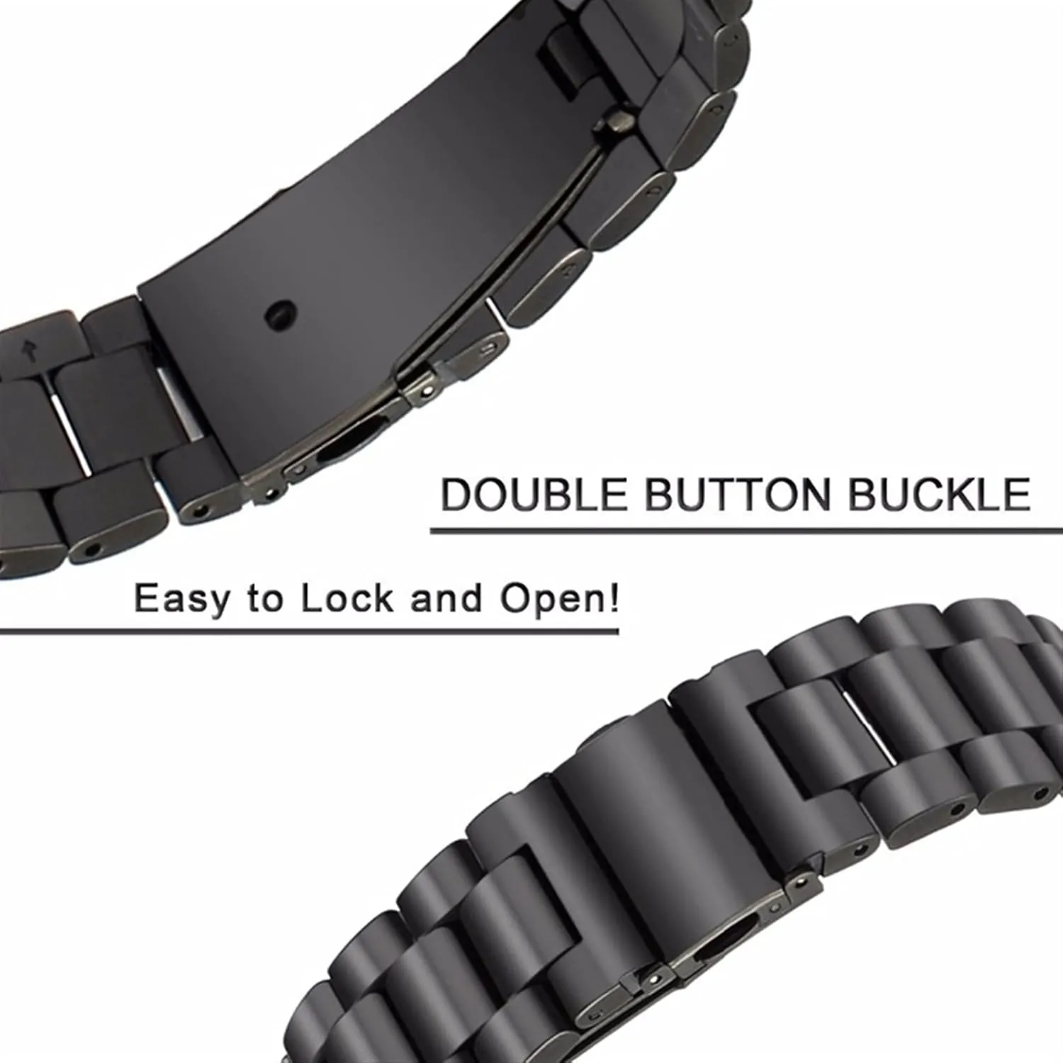 20Mm 22Mm Replacement Metal Stainless Steel Wristband emotionally toxic flowerbed traction irresistible deliberately Accessories/Silver/22Mm Watch Strap Quick Release Watch Strap Suitable for 