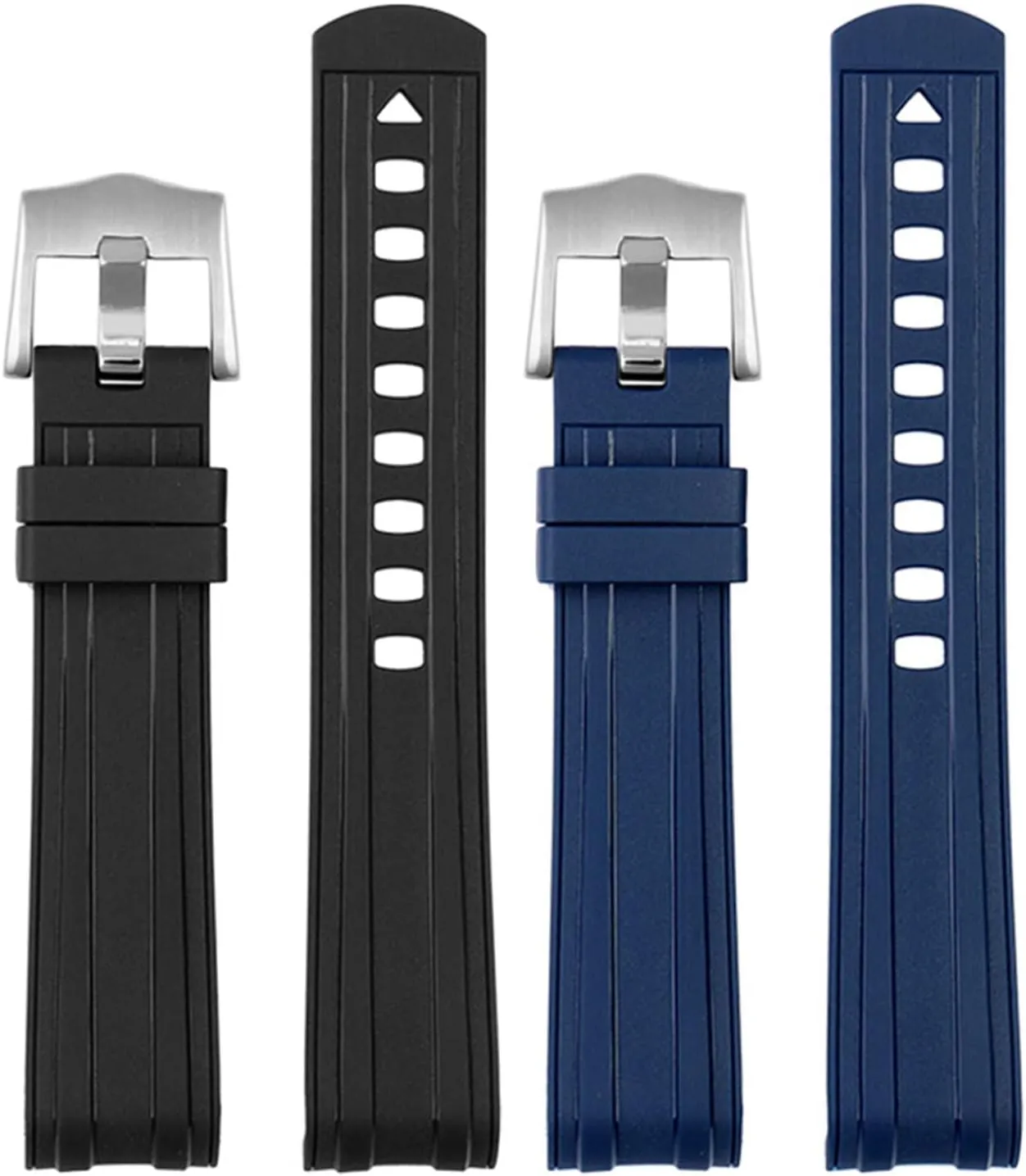 20mm 22mm Watch Soft strap respect bill Men Replacement For Omega Seamaster 300 universe 007 Curved End Fluorous Rubber silicone watchband 