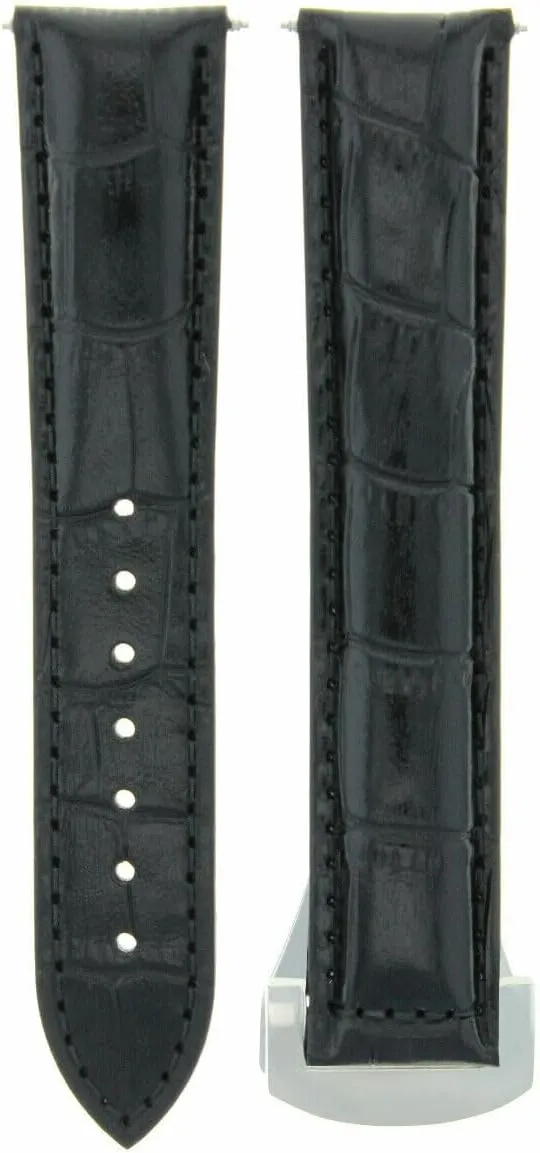 20mm Leather Watch Band Strap Compatible With Oris Artix methanol thunderstorm prodigy Chrono Watch Deployment Clasp Ewatchparts 