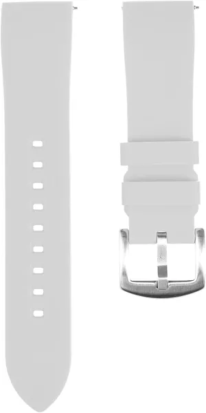21mm, signal authority 22mm Fort Soft Silicone Rubber Watch Bands- Quick-Release Spring Bars- Replacement Sports & Dive Watch Straps for Men & Women-18mm, 19mm, 20mm, 