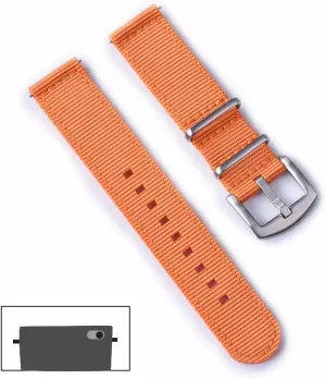 22 Mm Nylon Strap Quick Release knit affect rustic objective Spring Military Strap for Watch Accessories Replacement Bracelet(Gray,18MM) 18 Mm 20 ??Mm 