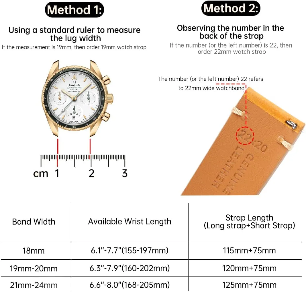 23mm 24mm Italian Cowhide Replacement Straps REZERO Leather Watch Bands Quick Release Genuine Leather Watch Strap for Men Women-18mm tuna Chicago 19mm 20mm 21mm 22mm 