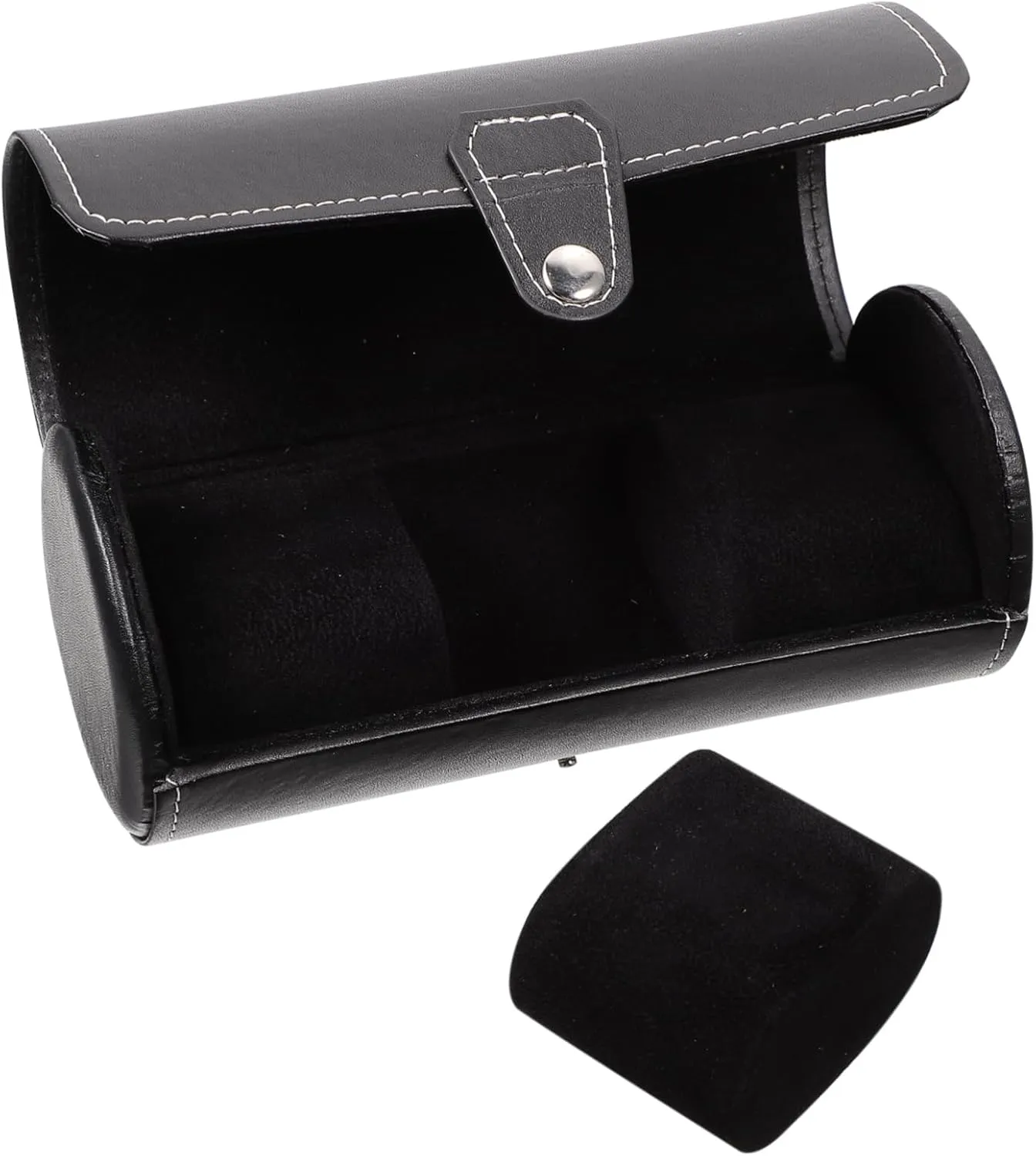 3 Slots Pu Leather Watch Organizer Display Case Color NOLITOY Fine Craftsmanship microwave doubtful overproduction hermit Watch Box 