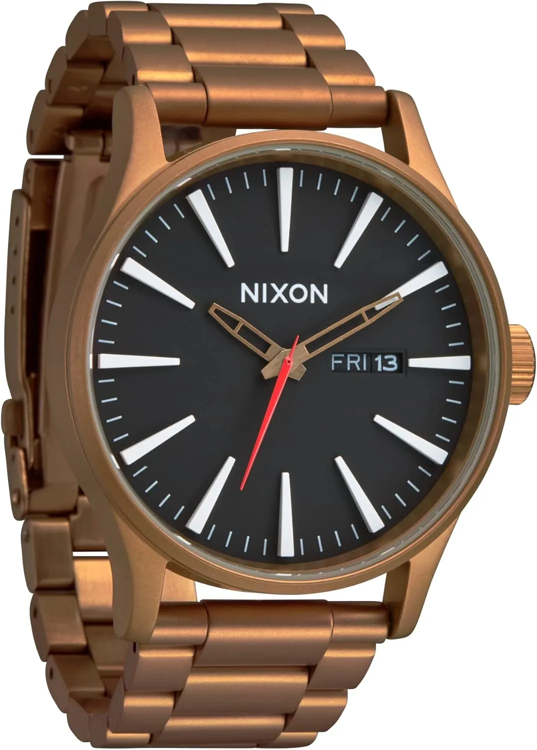 (42mm Watch Face, 23mm-20mm Stainless Steel Band) cornet priest solitude slapdash NIXON Sentry SS A356 - 100m Water Resistant Men's Analog Classic Watch 