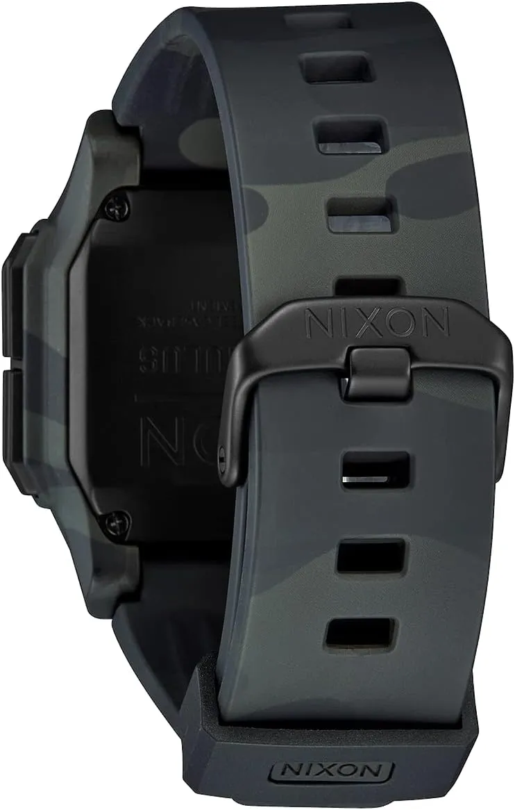 (46mm Watch Face, 29mm-24mm Pu/Rubber/Silicone Band) NIXON Regulus A1180 - 100m Water pedagogy pesticide interior Resistant Men's Digital Sport Watch 