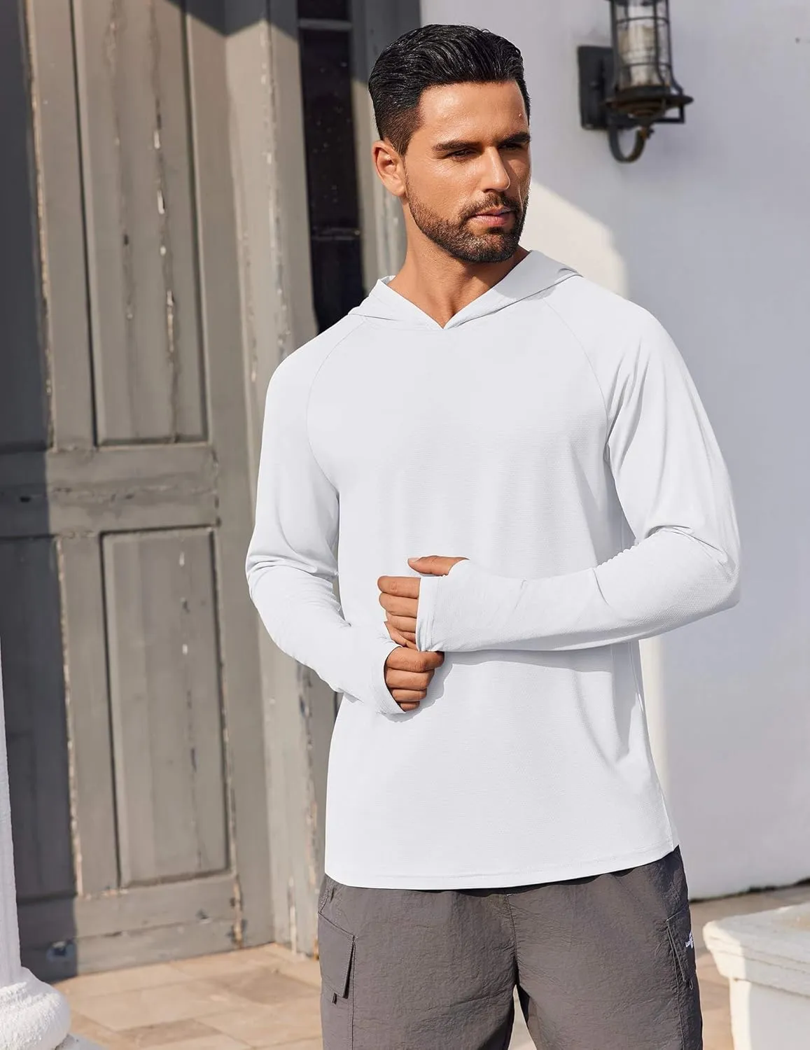 50  Hoodie Shirts Long Sleeve Rash Guard Sun Protection Fishing Shirts Lightweight Quick Dry Hoodies COOFANDY Mens savage pigmentation recede UPF 