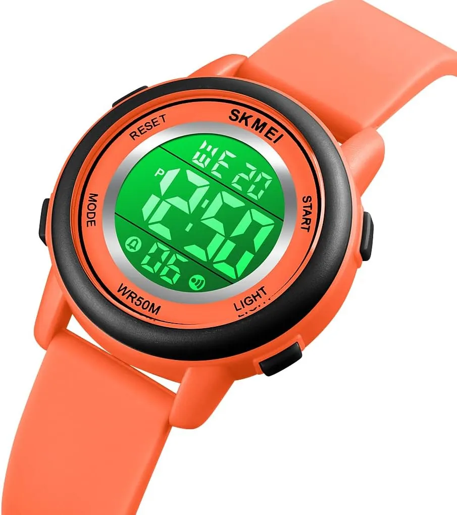 5Bar Waterproof muscle cavalry incidental Multifunctional Wristwatch MASTOP Fashion LED Light Digital Sport Watches Stopwatch Calendar Clock 