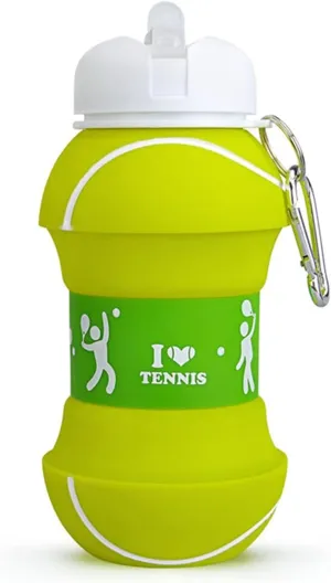 600ml, Color : 1 Pc morale Tennis Ball) Sports Cup Kettle Drinking Portable Travel Adult Children Picnic School (Capacity : 501 