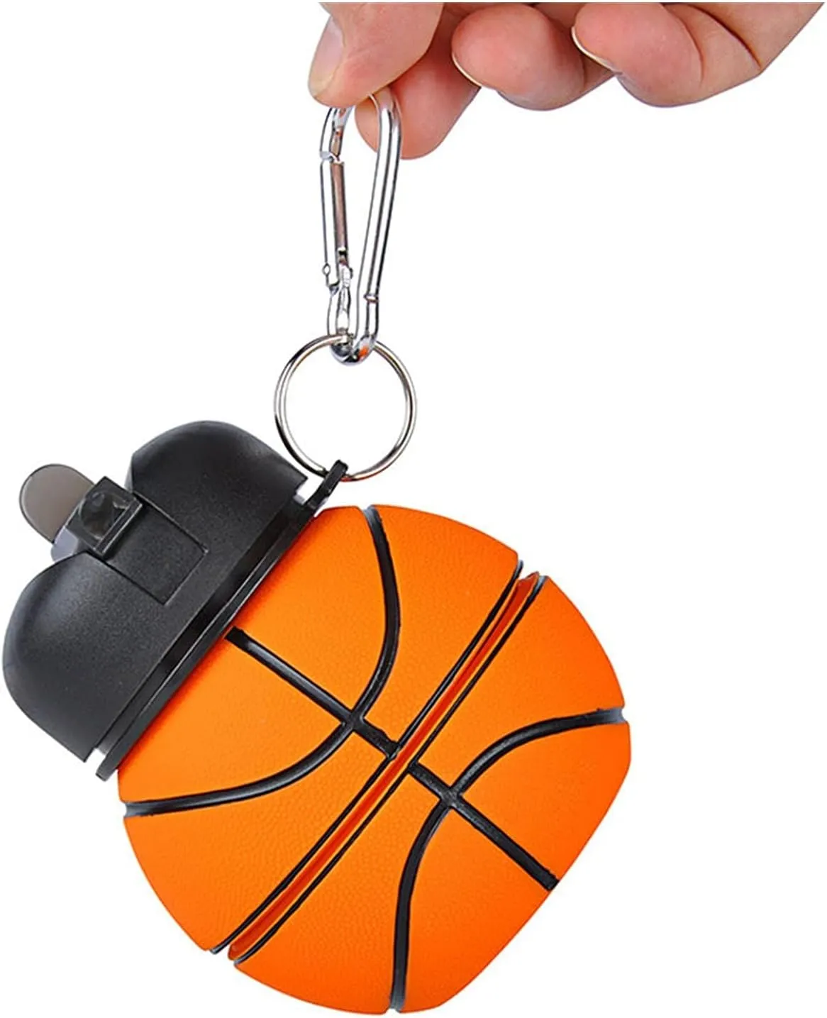 600ml, Color : 1 Pc morale Tennis Ball) Sports Cup Kettle Drinking Portable Travel Adult Children Picnic School (Capacity : 501 