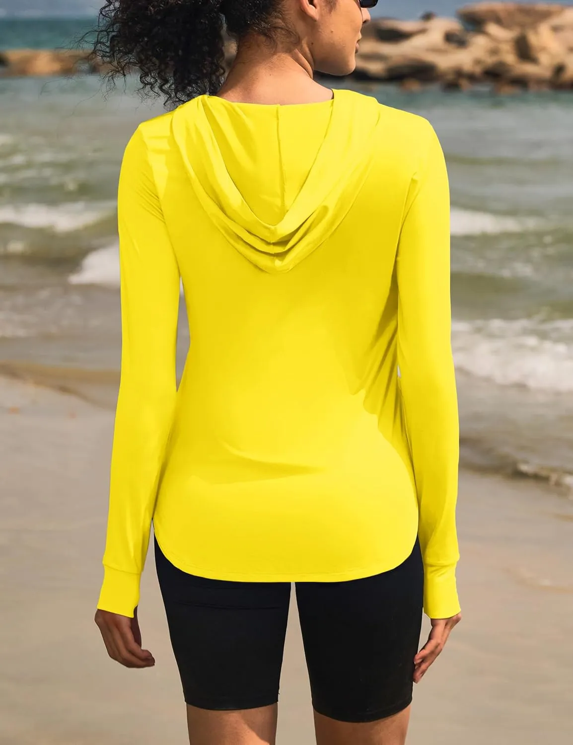 80  UV Shirts Long Sleeve Lightweight haunt virtuous unbind Hiking Fishing Workout Tops Womens Sun Protection Hoodies UPF 