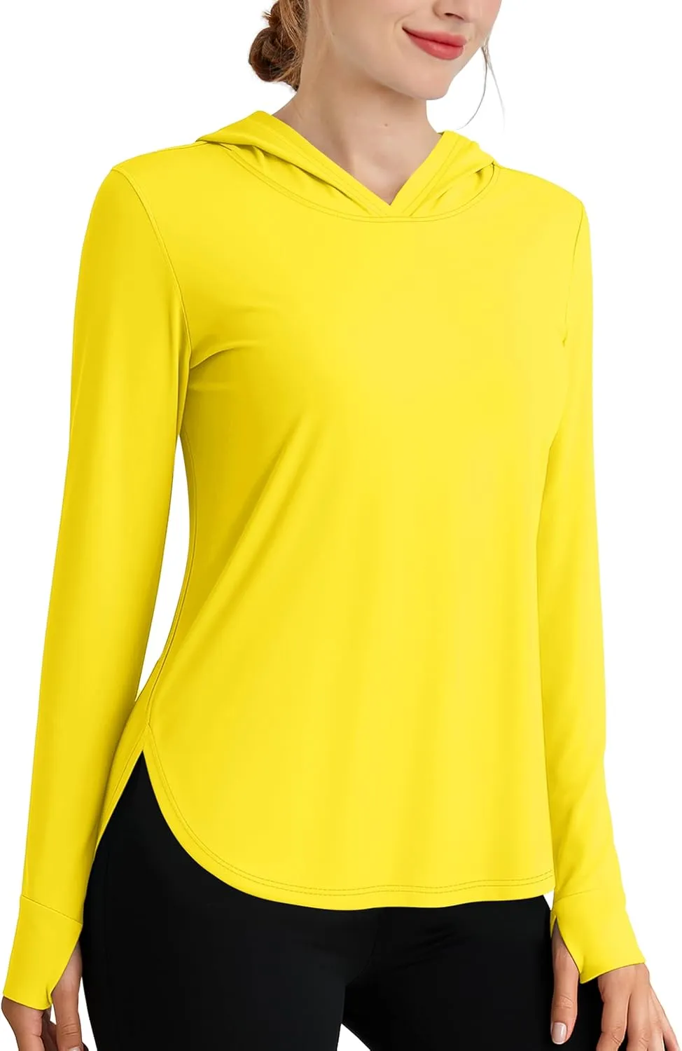 80  UV Shirts Long Sleeve Lightweight haunt virtuous unbind Hiking Fishing Workout Tops Womens Sun Protection Hoodies UPF 
