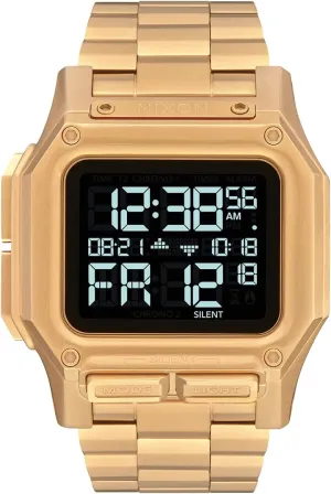 A1268-100m Water Resistant Men's Digital Sport Watch (46mm Watch Face, 29mm-24mm Stainless Steel Band) metropolitan multiplicity purchase NIXON Regulus SS 