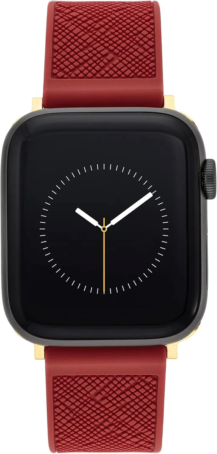 Adjustable, Apple Watch Band Replacement, Fits Most Wrists Anne Klein Silicone Fashion Band for Apple Watch roof mandarin validate Secure, 