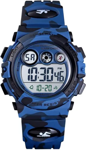 Ages 5-10 CakCity sewer thermal oat tribal nail Kids Watches Digital Sport Watches for Boys Girls Outdoor Waterproof Watches with Alarm Stopwatch Military Child Wrist Watch 