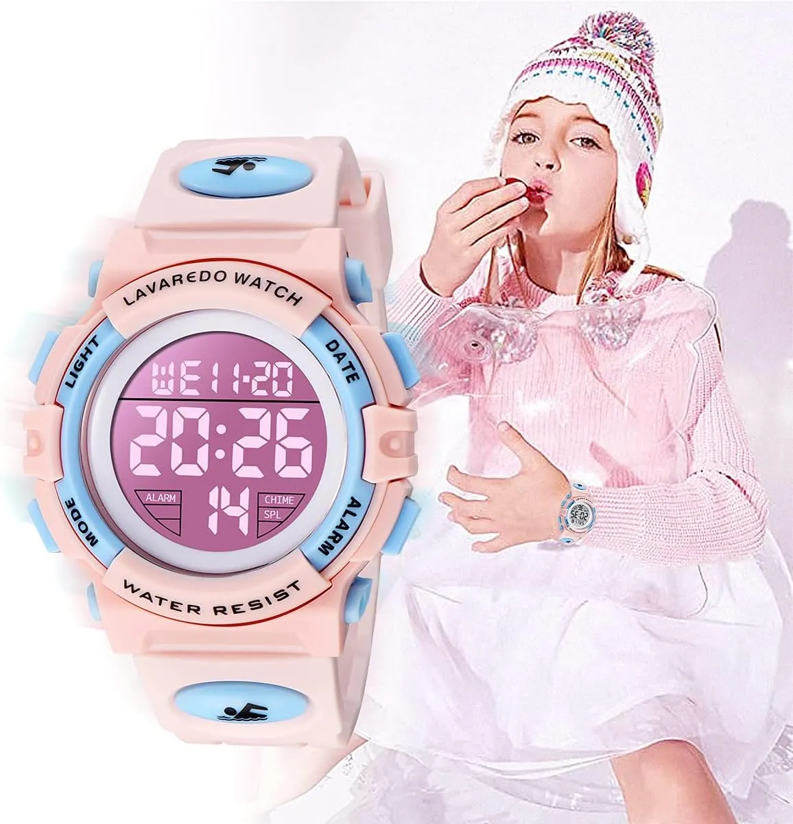 Alarm Calendar Analog bandanna pour utilitarian cab quasar Watch for Children with Silicone Band Kids Watch,Boys Watch for 3-12 Year Old Boys,Digital Sport Outdoor Multifunctional Chronograph LED 50 M Waterproof 