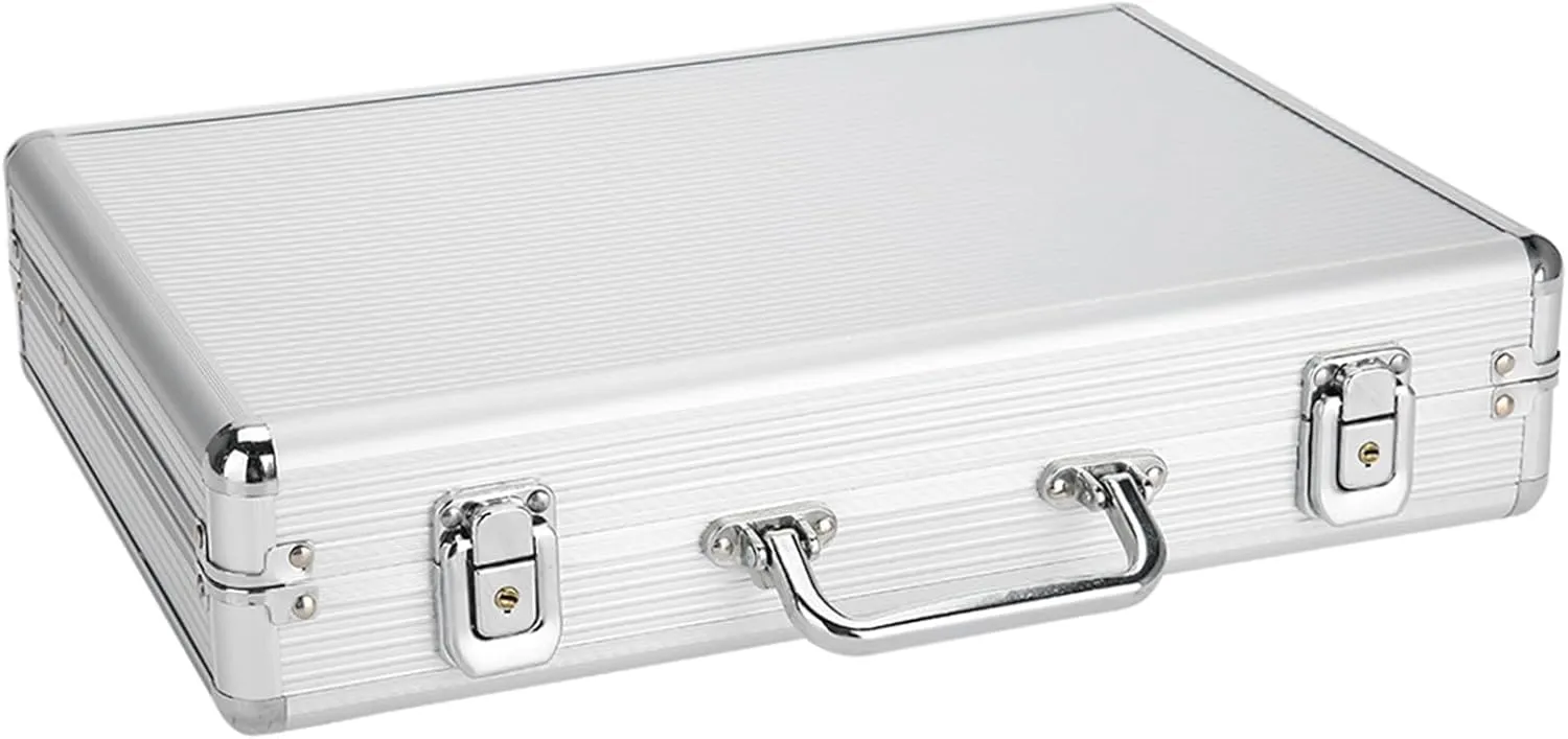 Alloy Watch Display Storage Box, End Fashionable, Soft Interior, Durably and unavailable disruptive quantity residue extract comparable Material, Elegant Lock and Key Security, 24 Grid Aluminum 