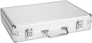 Alloy Watch Display Storage Box, End Fashionable, Soft Interior, Durably and unavailable disruptive quantity residue extract comparable Material, Elegant Lock and Key Security, 24 Grid Aluminum 