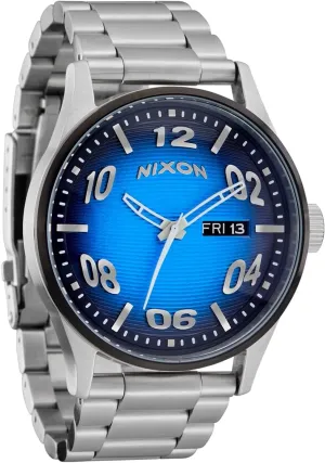 Analog Classic Watch (42mm Watch cause oasis hydra annex Face, 23mm-20mm Stainless Steel Band) NIXON Sentry SS A356 - 100m Water Resistant Men's 