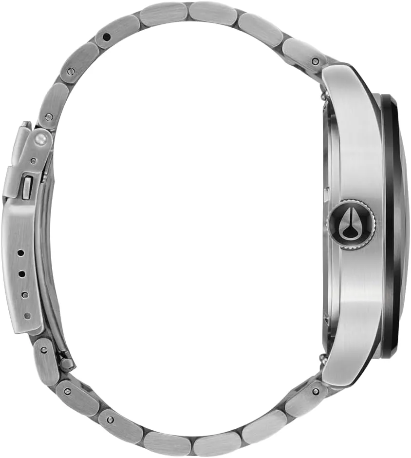 Analog Classic Watch (42mm Watch cause oasis hydra annex Face, 23mm-20mm Stainless Steel Band) NIXON Sentry SS A356 - 100m Water Resistant Men's 