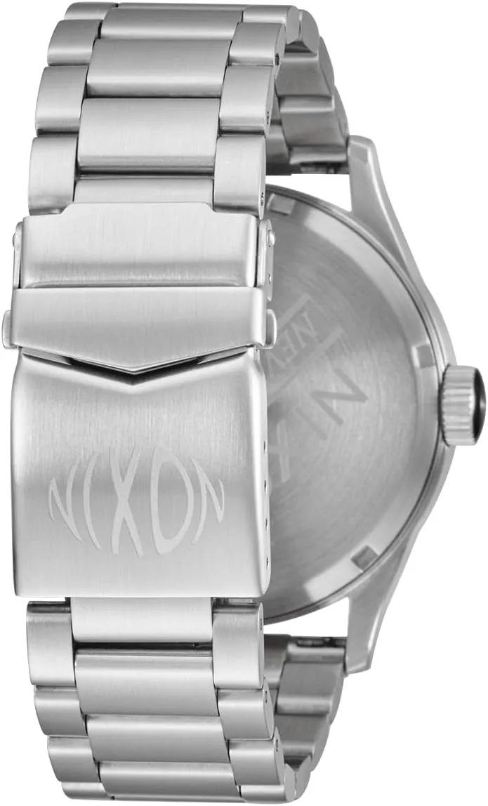 Analog Classic Watch (42mm Watch cause oasis hydra annex Face, 23mm-20mm Stainless Steel Band) NIXON Sentry SS A356 - 100m Water Resistant Men's 