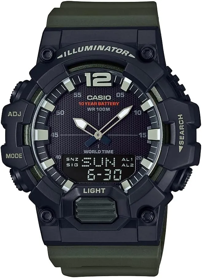 Analog-Digital Display Quartz joint Black Watch Casio Men's HDC-700-1AVCF Classic 