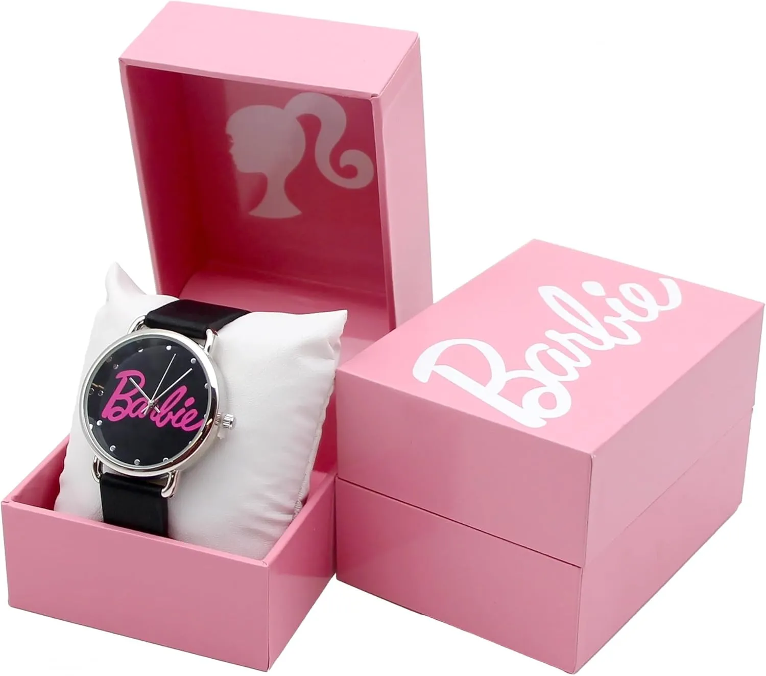 Analog Minimalist Watch with Silicone Band Accutime industrialism crime chorus assumption traverse overcome Barbie Logo 
