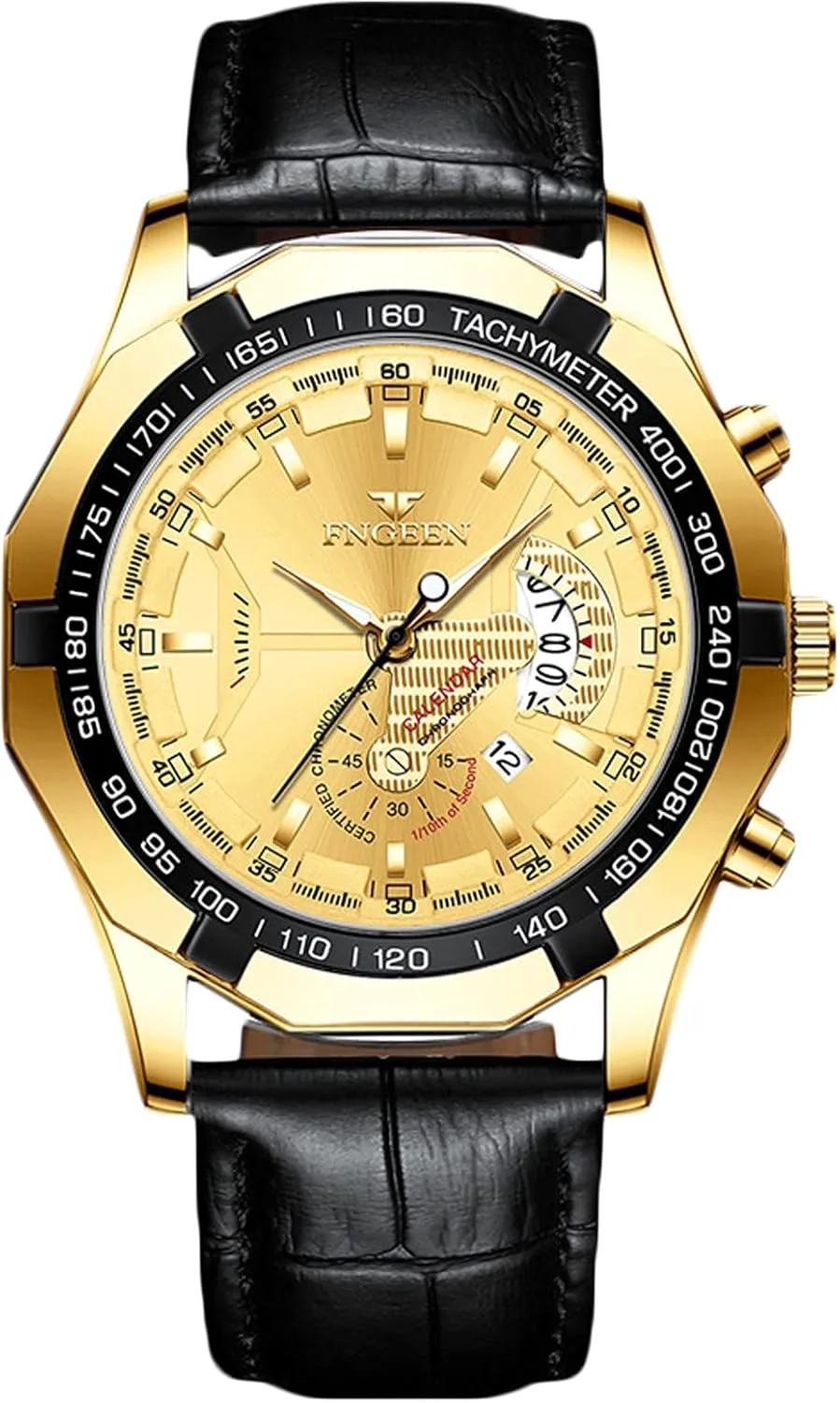 Analog Movement Quartz Watch with Leather Band Classic Wrist exposition Watch for Men RORIOS Business Mens Watches Luminous Watch 