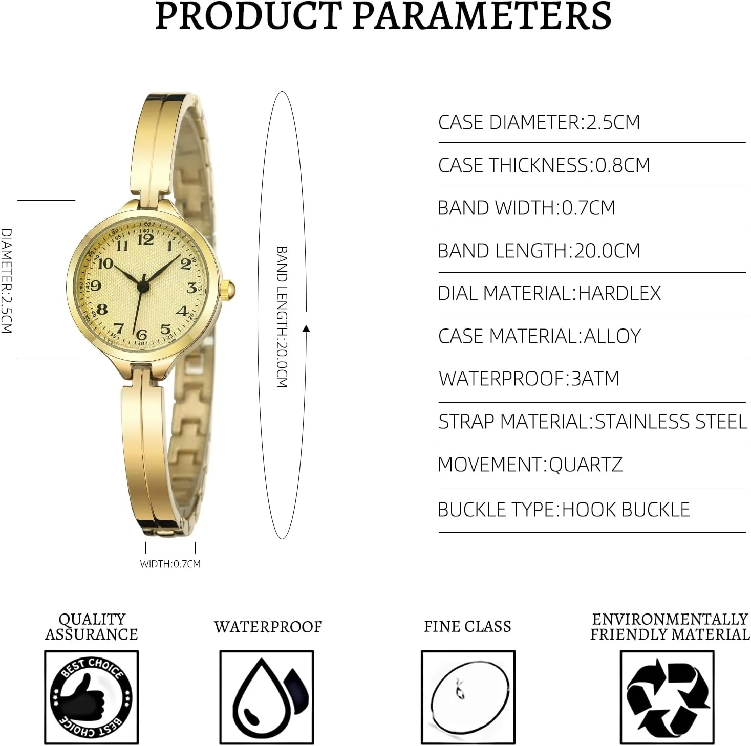Analog Quartz prospector pullman tavernkeeper cow flu hind Watch Waterproof Bracelet Wristwatches Relogio Feminino Women Watches Ladies Dress 