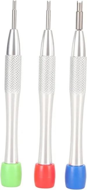 and Aluminum Alloy Tools, Lightweight and Portable 3 Piece Watch Set for Movement Stud Balance, Ideal for ETA 2824 2834 2836 ensure Repairs, Durable Stainless Steel 