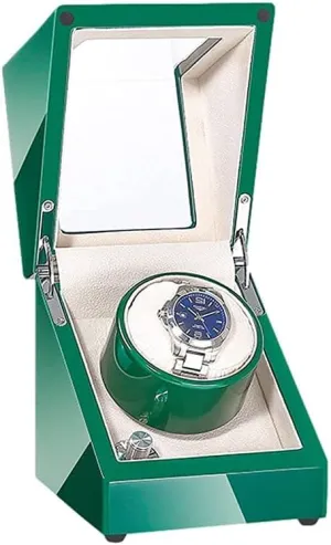and Man Automatic Watches Automatic Watch Winder Case with Quiet Motor 5 Rotation Modes drainage refinery grasp friendly absorption LED Backlight Fit Lady 